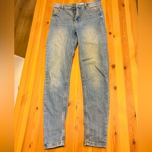 Women’s Skinny High Rise Blue jeans Bershka